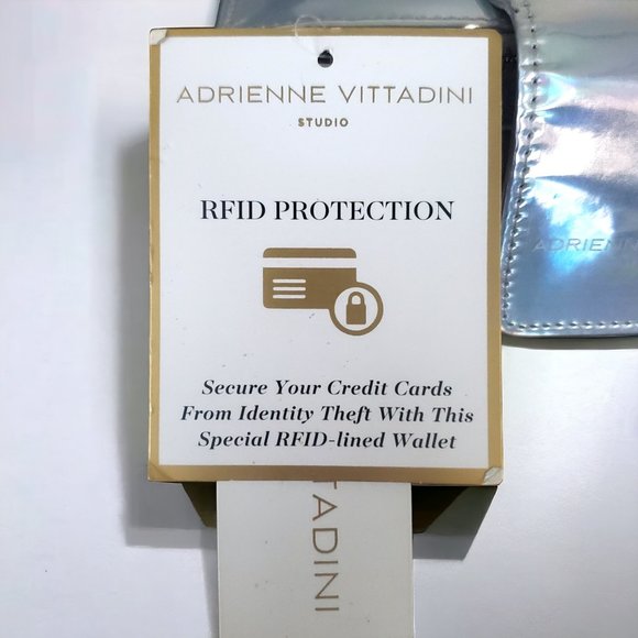 ADRIENNE VITTADINI Iridescent RFID Protected Clutch Wallet - Picture 2 of 7